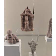 Terracotta, goddess in the shrine, Pergamon museum